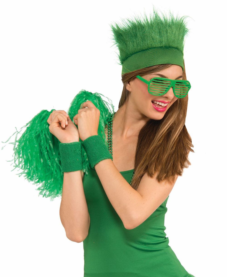 Fur Headband - Green