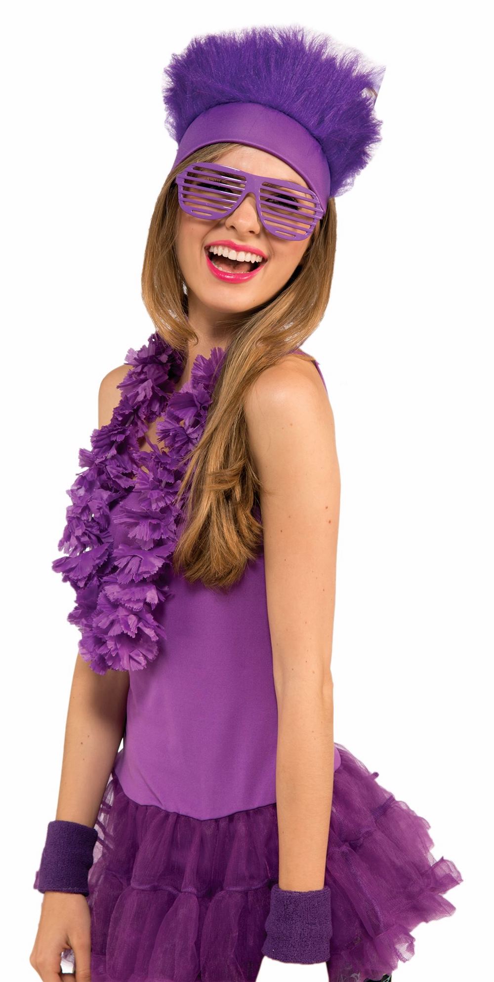 Fur Headband - Purple