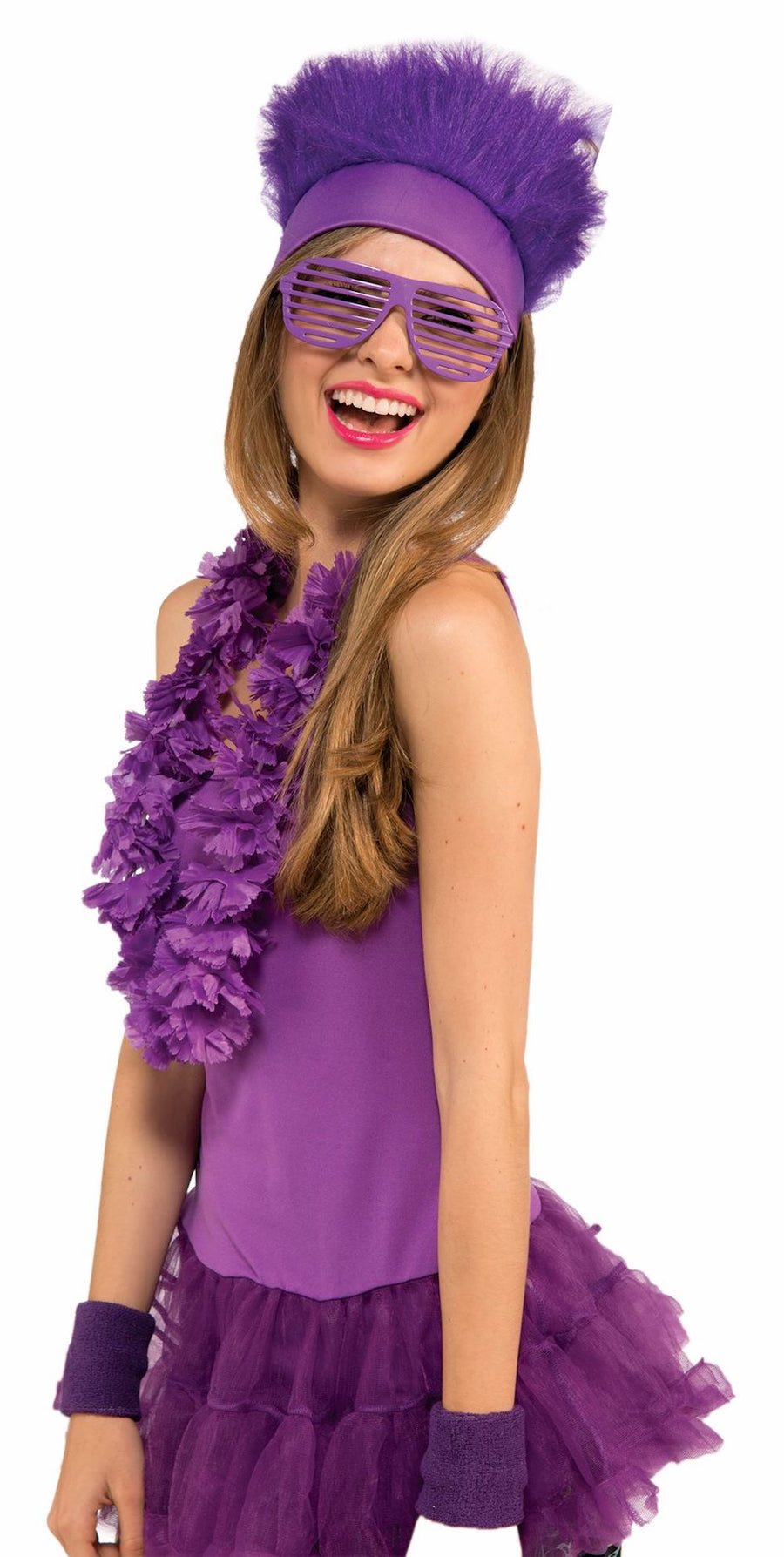 Fur Headband - Purple
