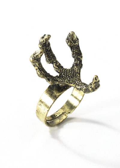 Medieval Fantasy Open Claw Dragon Ring