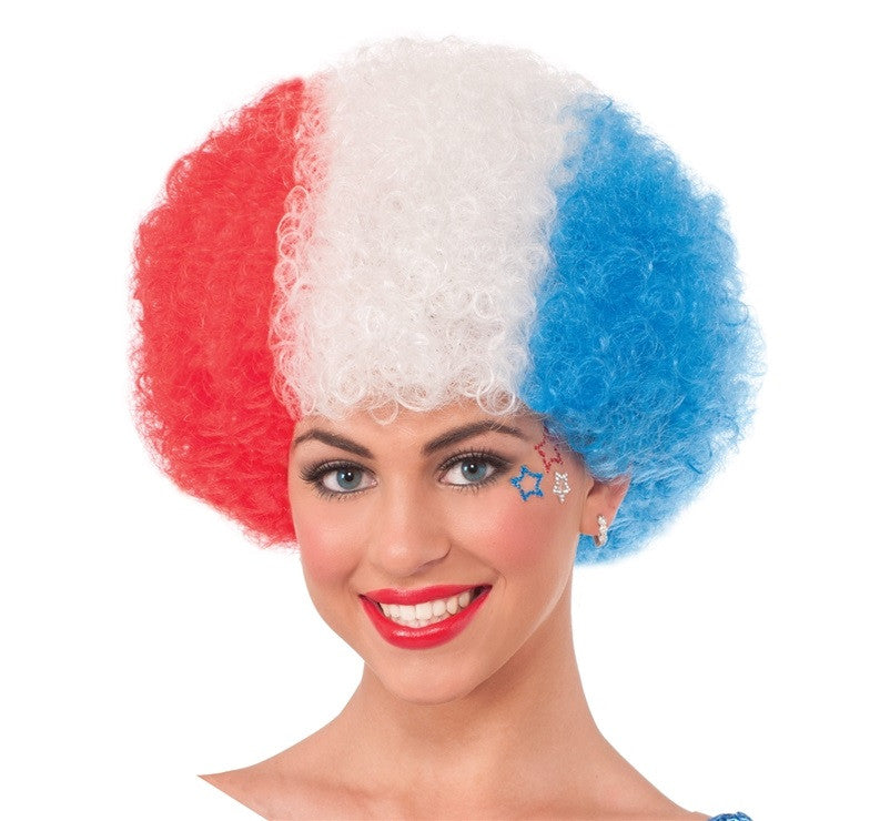 Patriotic Afro Wig