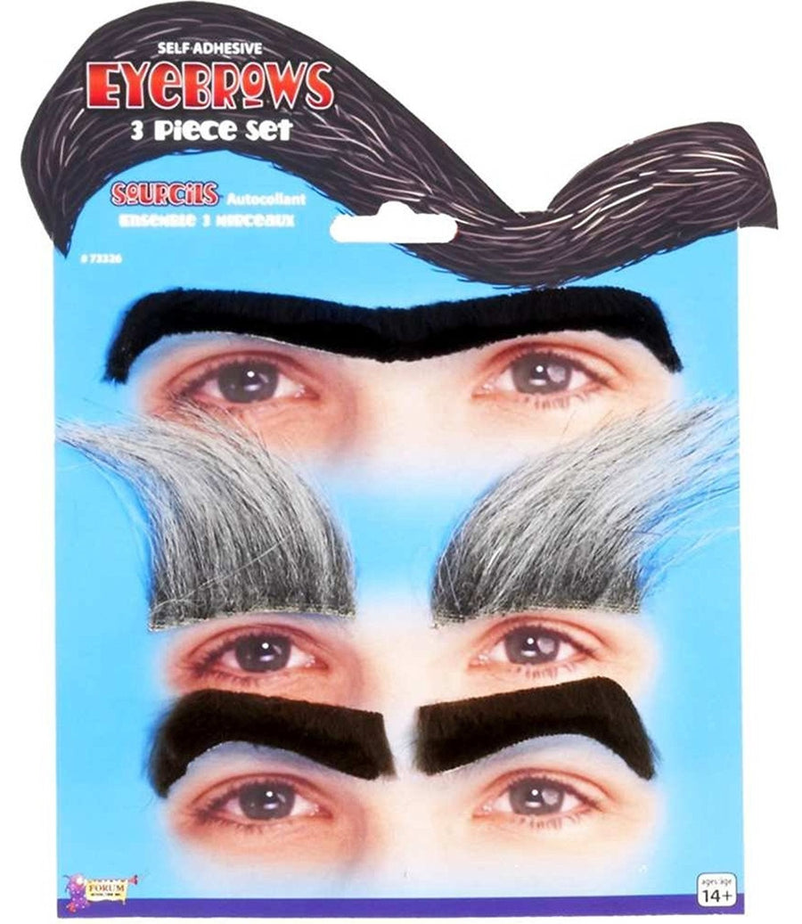 Eyebrow Set- Black/Brown/Grey