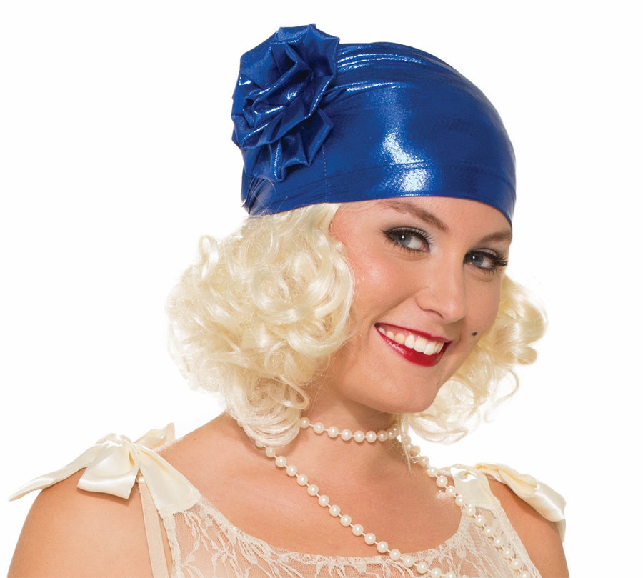 Roaring 20's Cloche Hat Navy Blue