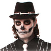 Skeleton Fedora Black