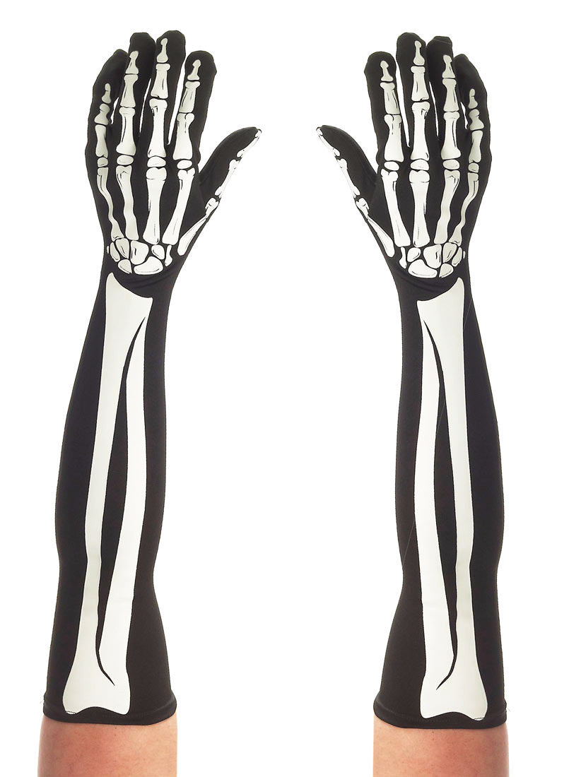 Skeleton Long Gloves