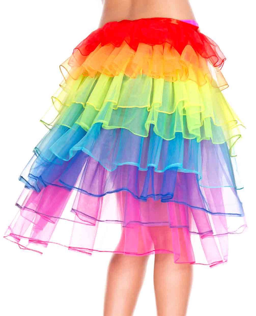 Rainbow Long Back Tulle