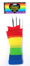Fishnet Rainbow Gloves