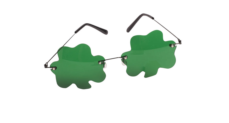 Green Shamrock Glasses