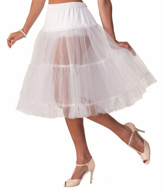 50's Crinoline Skirt White