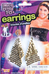 Disco Drop Earrings Gold