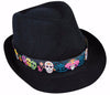 Day of the Dead Fedora Hat