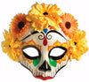 Day of the Dead with Yellow Flower Mask