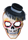 Day of the Dead Skull with Hat Mask