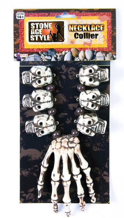 Voodoo Necklace Hand/Skull