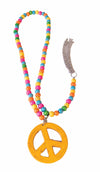 Hippie Wooden Peace Sign Necklace