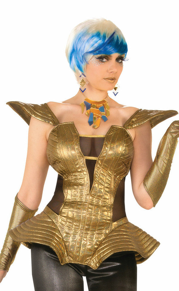 Futuristic Corset Gold