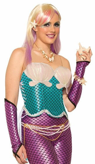 Mermaid Arm Sleeves Pink