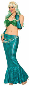 Mermaid Long Tail Skirt Blue