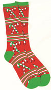 Candy Cane Knee Socks