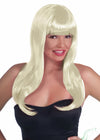 Long Blonde Wig with Bangs