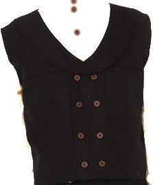 Steampunk Vest Black