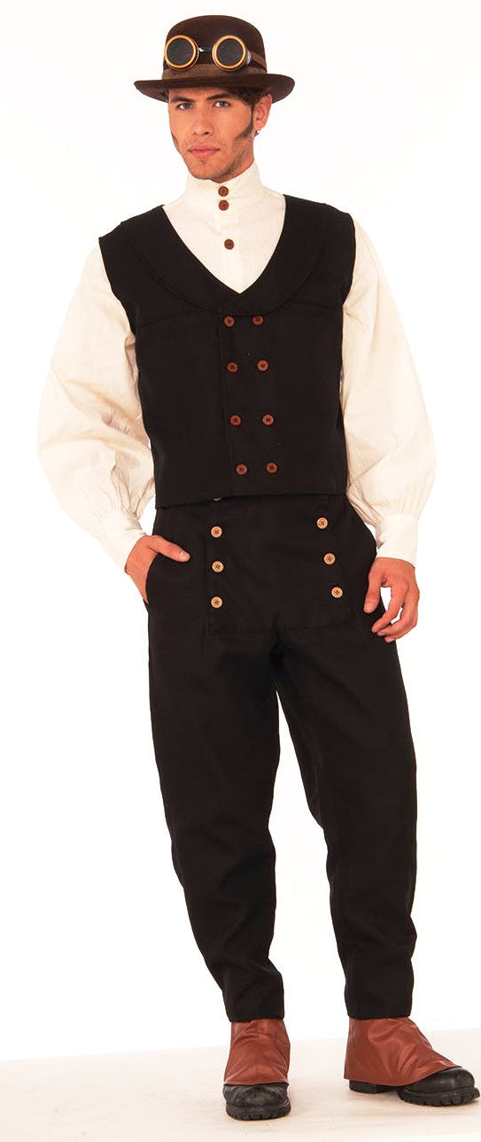 Steampunk Vest Black