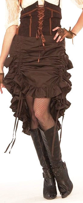Steampunk Saloon Girl Skirt