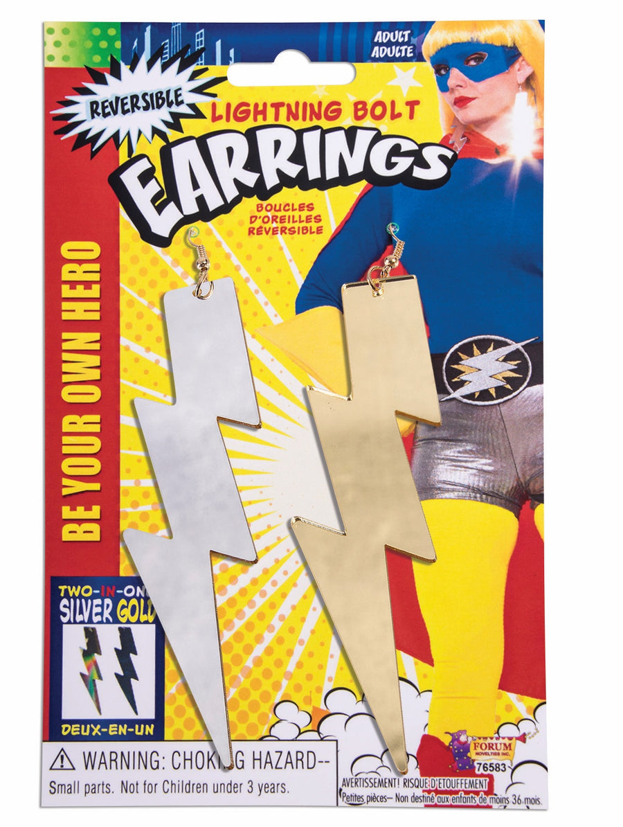 Hero Lightning Bolt Earrings