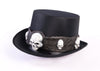 Top Hat with Skulls