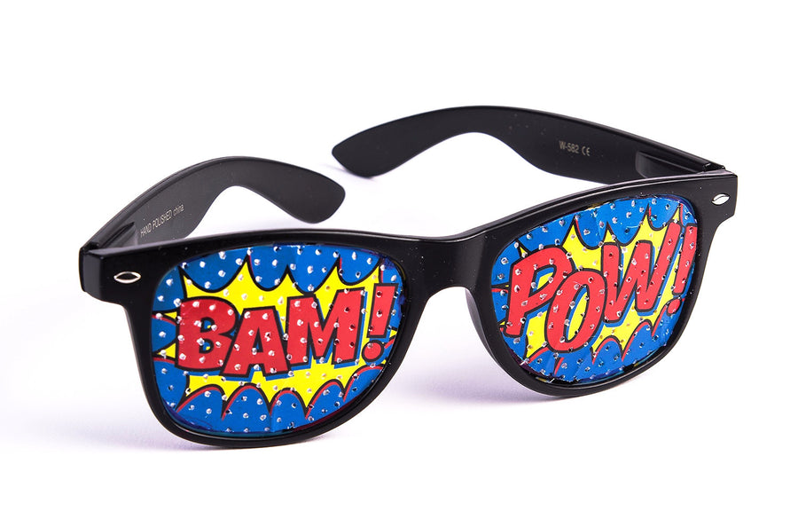 "Pow" Screened Sunglasses