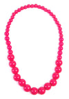 Red Big Pearls Necklace