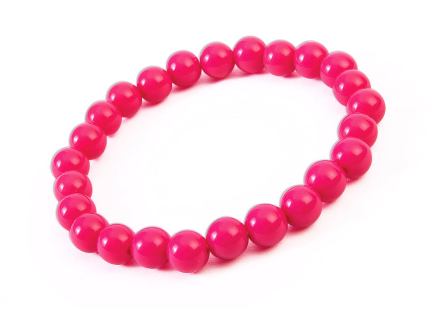 Red Big Pearls Bracelet