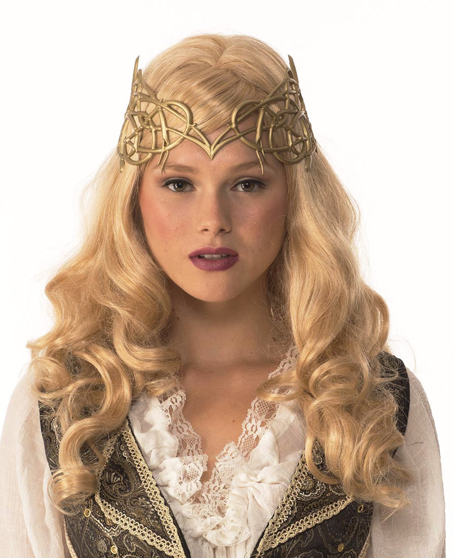 Medieval Crown with Ribbon Tie