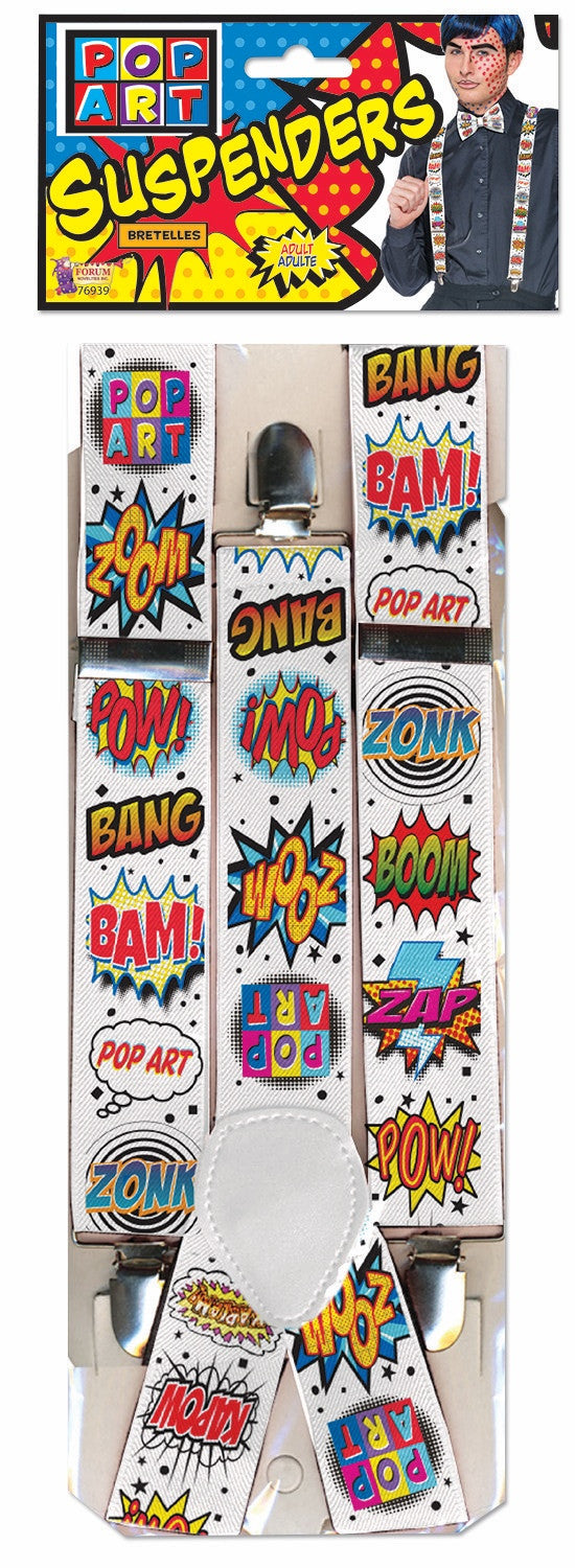 Pop Art Suspenders
