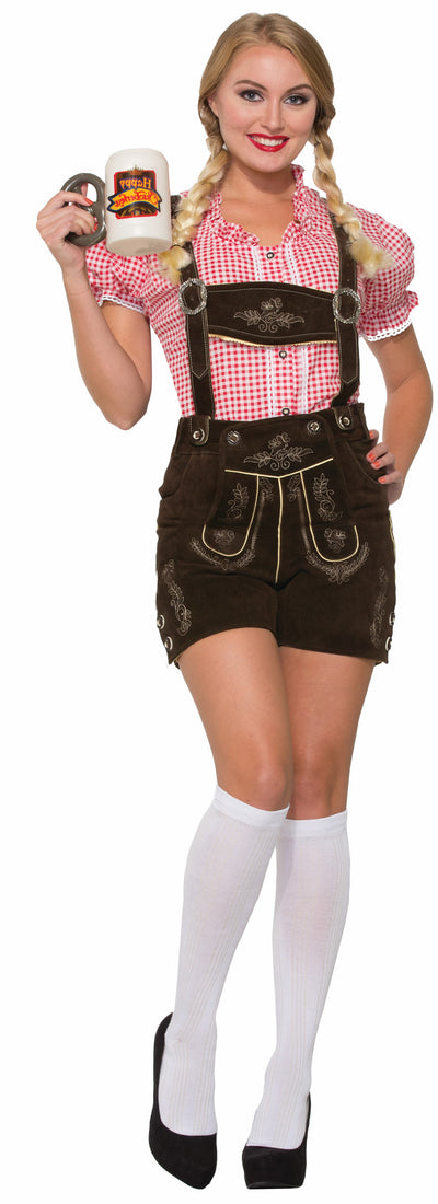 Lederhosen Shirt Red Gingham