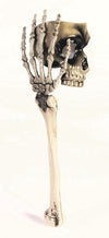 Skull Mask with Bone Handle