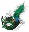 Mermaid Half Mask Green