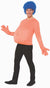 Cartoon Tummy Shirt - Orange