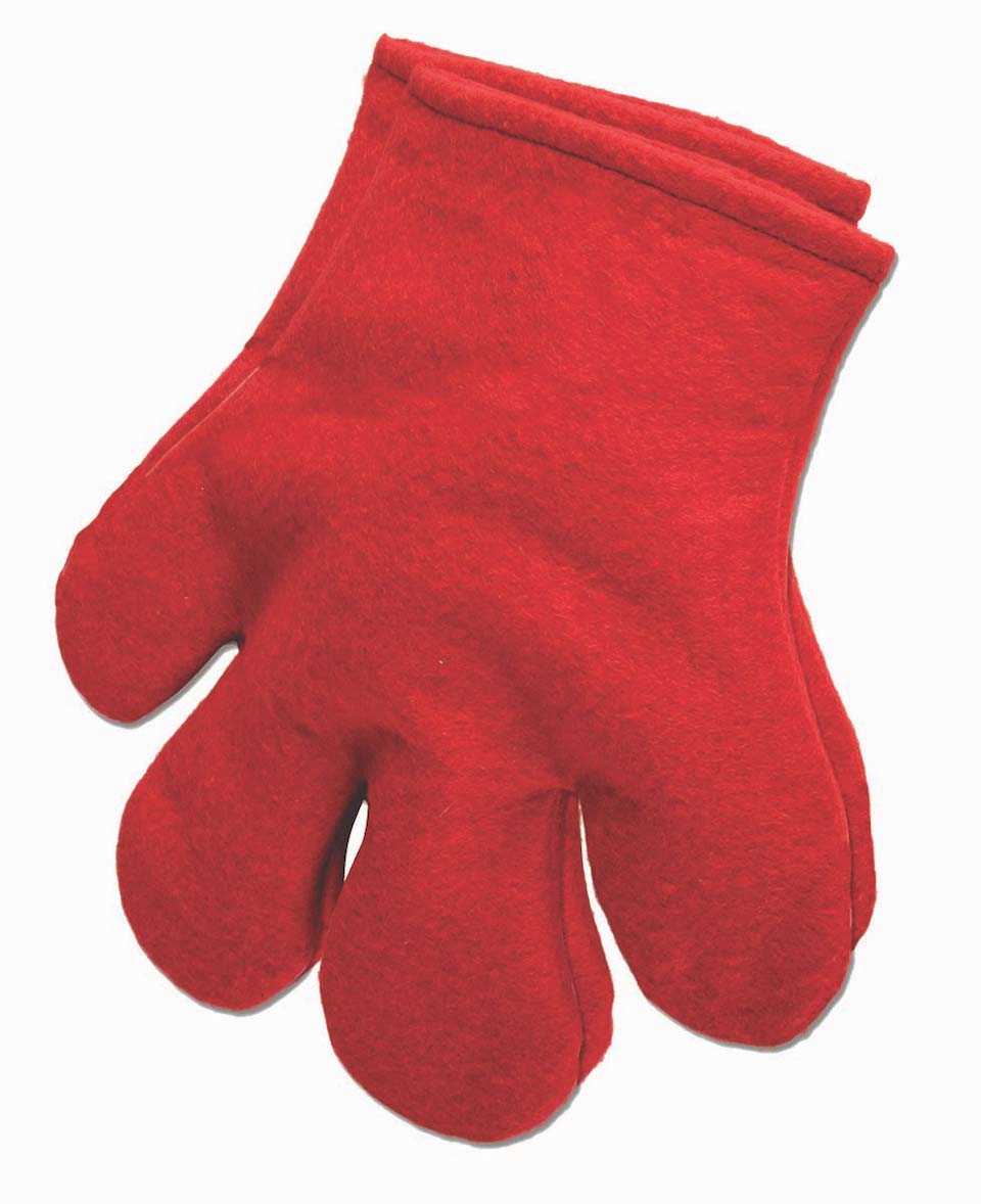 Cartoon Gloves - Red