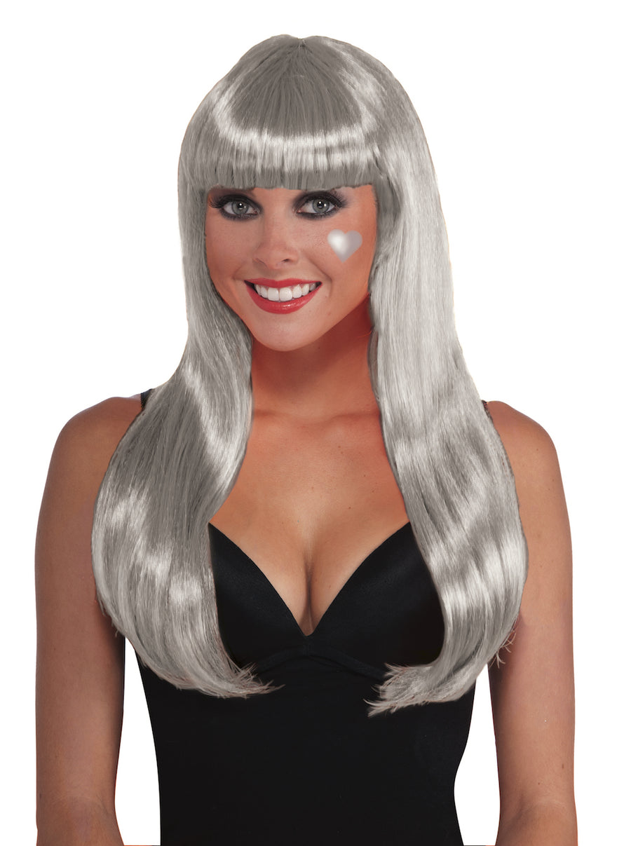 Long Wig Silver