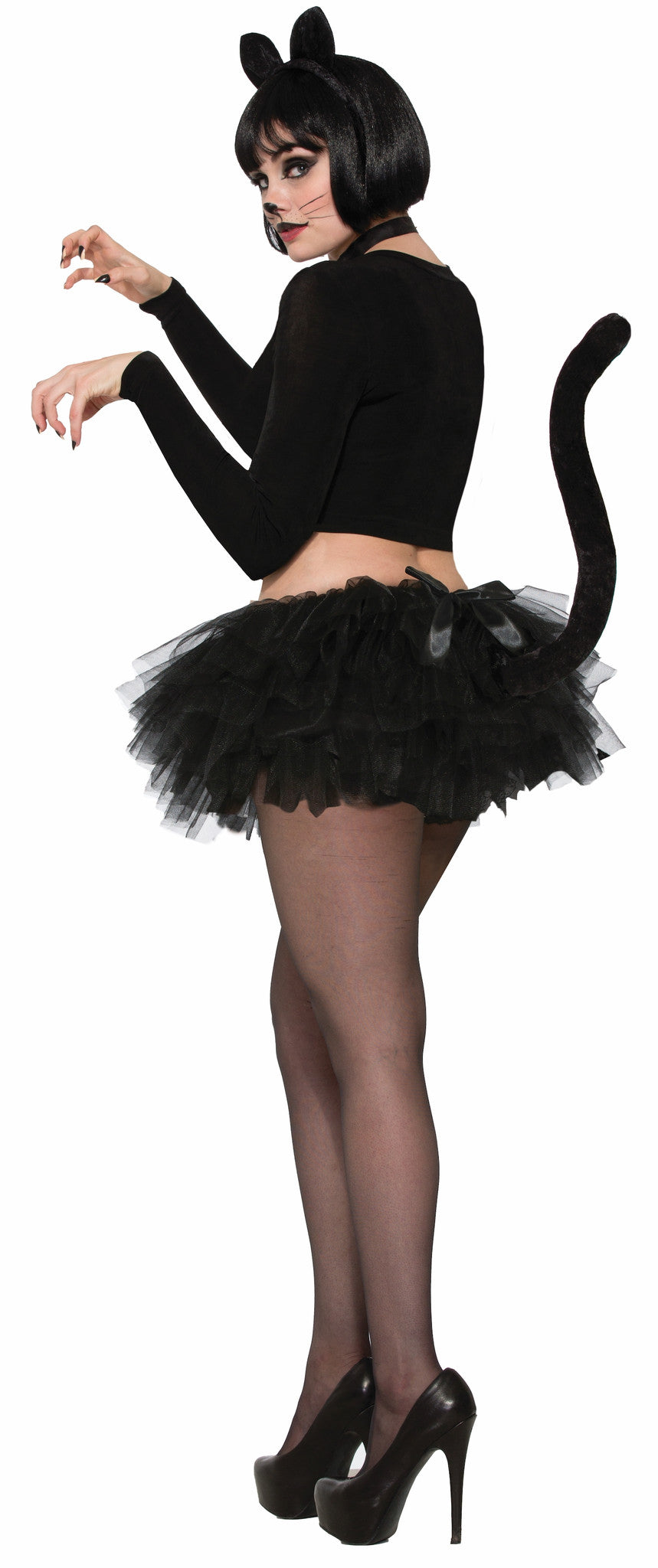 Black Cat Tutu with Tail