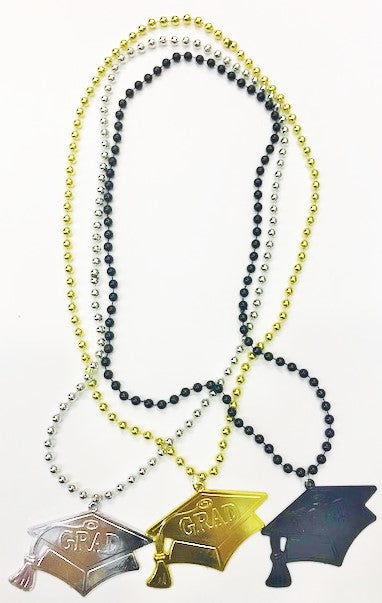 Graduation Cap Beads 3 Pcs