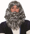 Biblical Wig and Beard Gray