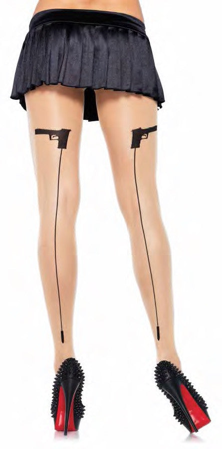 Pantyhose Nude/Black