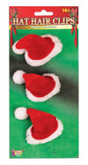 Santa Hat Hair Clips