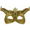 Half Mask with Horns Gold