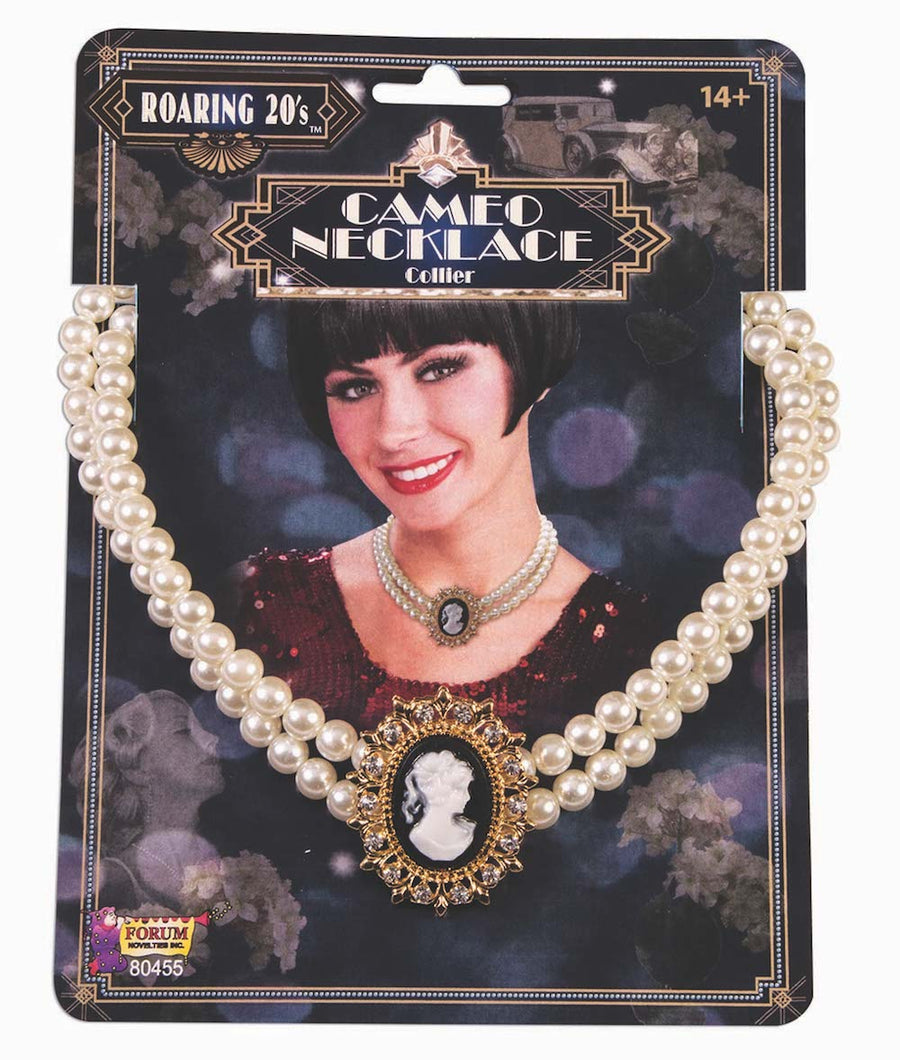 Roaring 20's Cameo Necklace