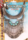 Western Necklace Silver/Turquoise