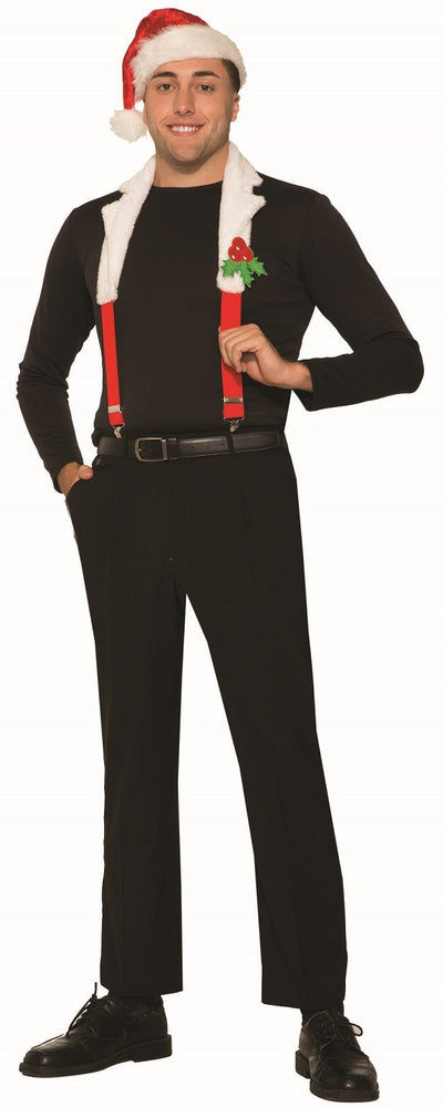 Christmas Suspenders With Collar