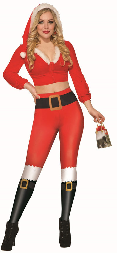 Santa Leggings Red